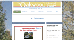 Desktop Screenshot of oakwoodhistory.org